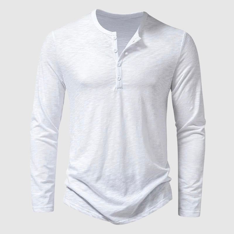 Pánské Henley tričko s dlouhým rukávem