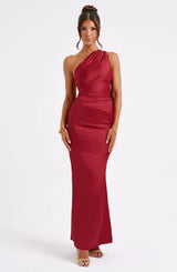 Rochie maxi asimetrică de damă