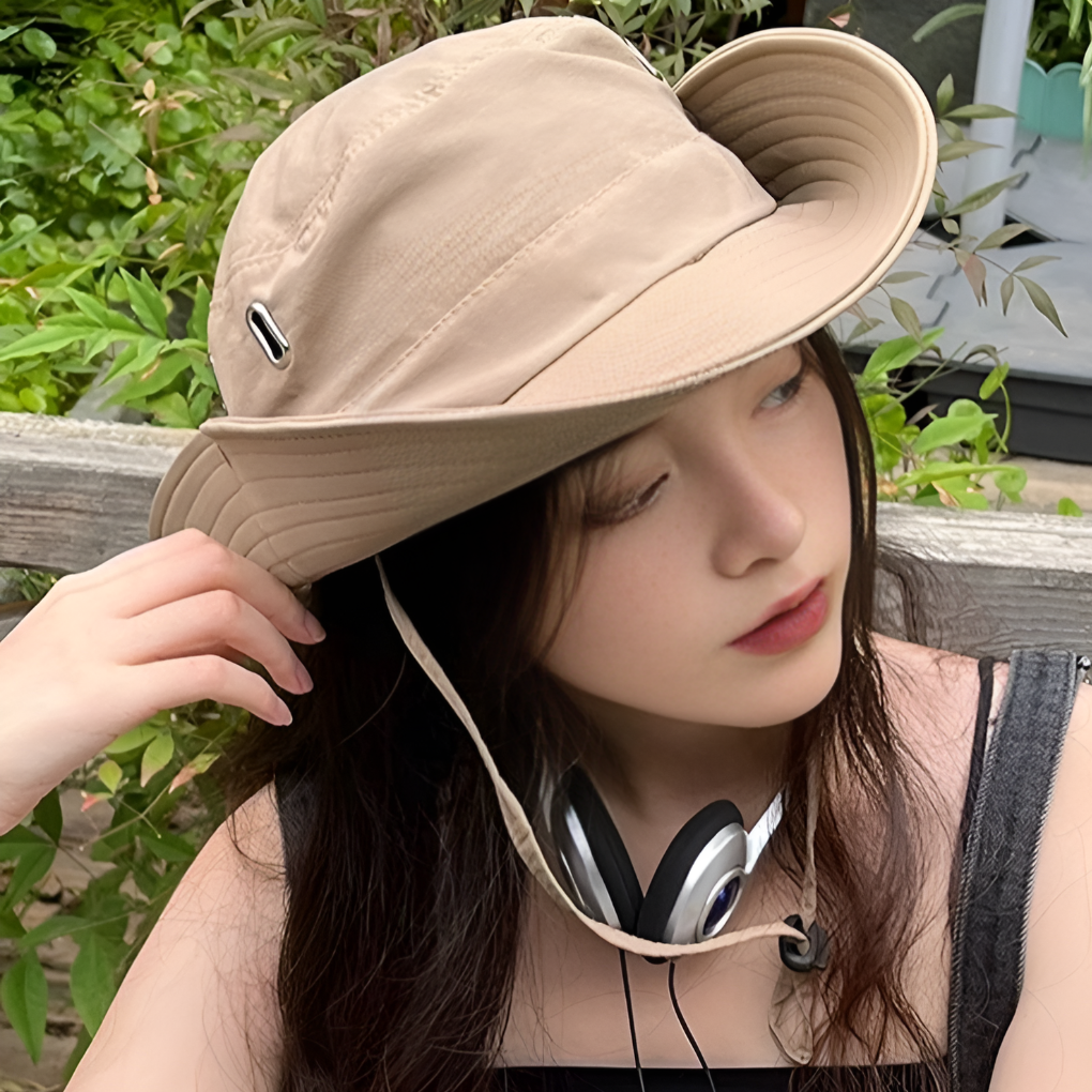 Kapelusz Outdoor Szerokie Rondo Męskie