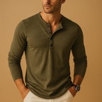 Casual Henley tričko pánské
