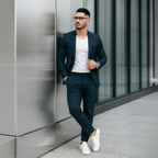 Garnitur Slim Fit Męskie