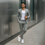 Garnitur Slim Fit Męskie