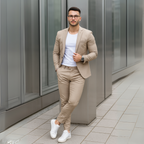 Garnitur Slim Fit Męskie