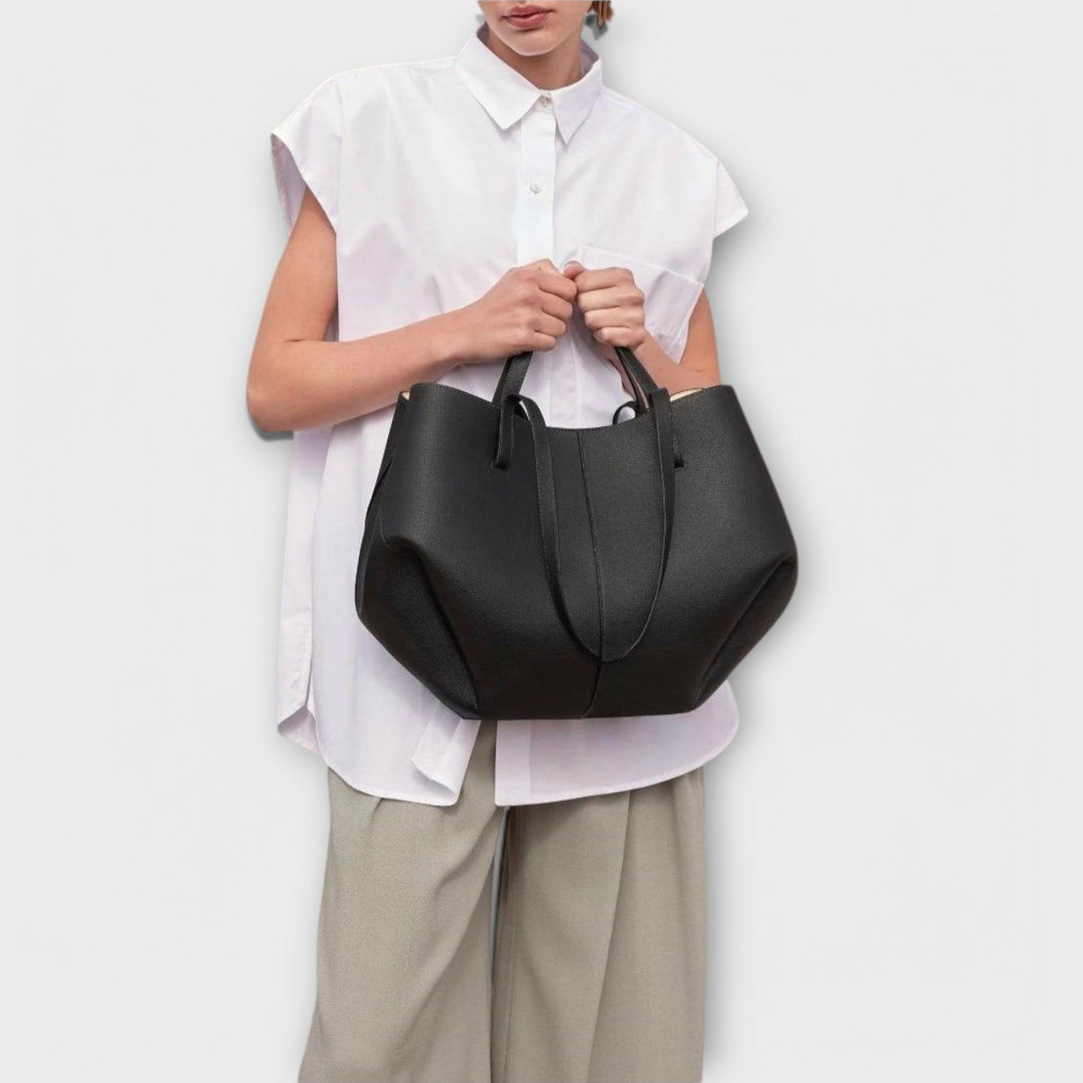 Large Women's Tote Bag with Double Handles