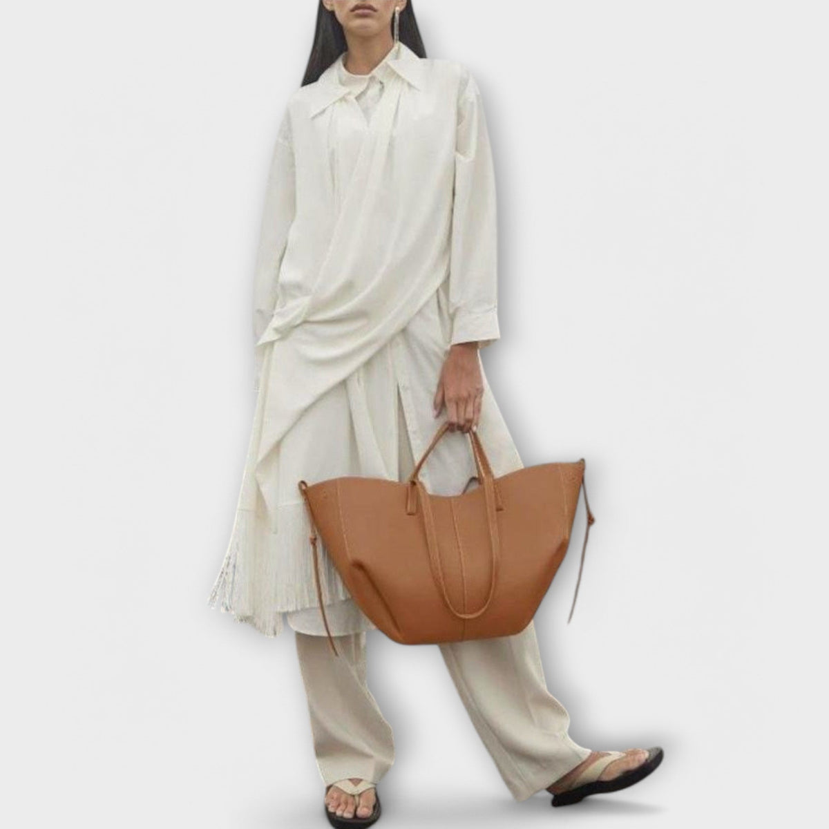 Large Women's Tote Bag with Double Handles