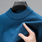 Sweter z Okrągłym Dekoltem Męski