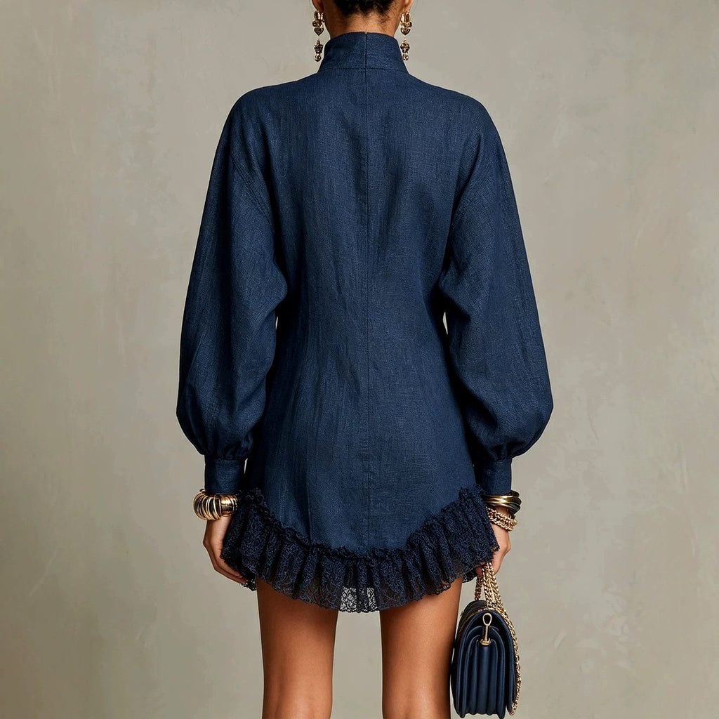 Women’s Mini Dress with Ruffle