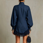 Women’s Mini Dress with Ruffle
