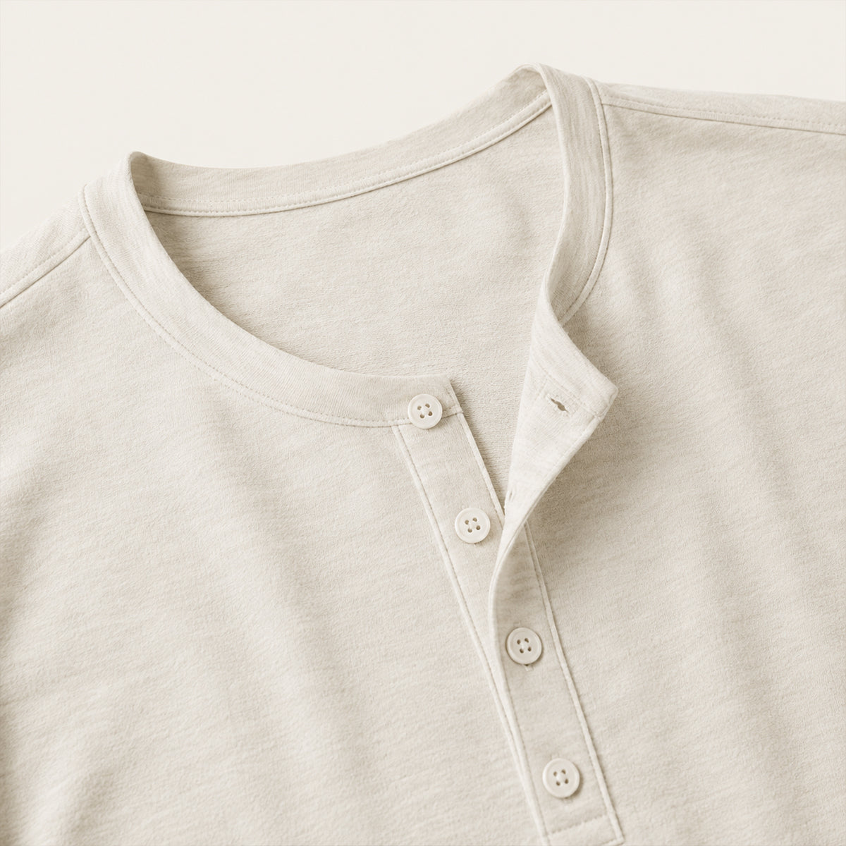 Tricou Henley de bărbați cu mânecă lungă