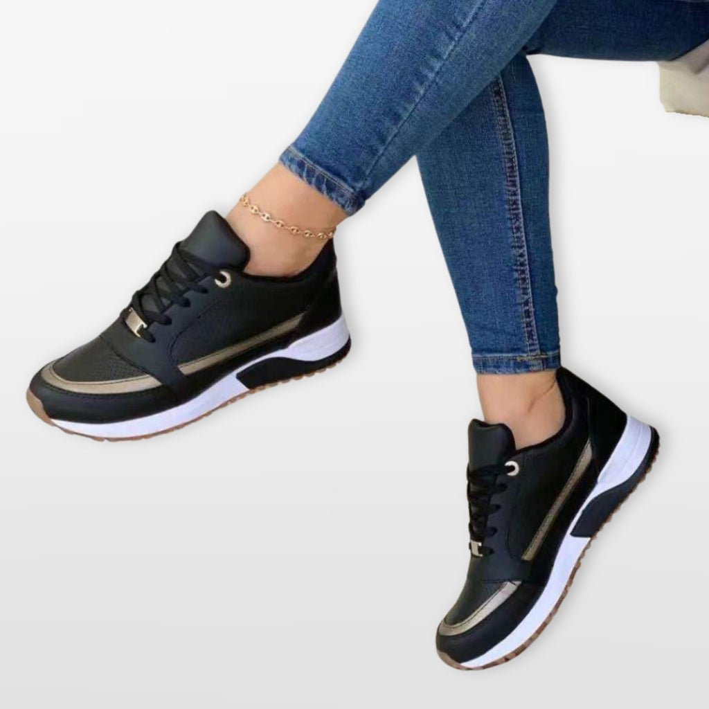 Buty Sportowe Sznurowane Wygodne Damskie