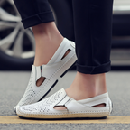Herresko Slip-on med hulmønster