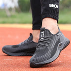 Sneakersy z Teksturowaną Cholewką Męskie
