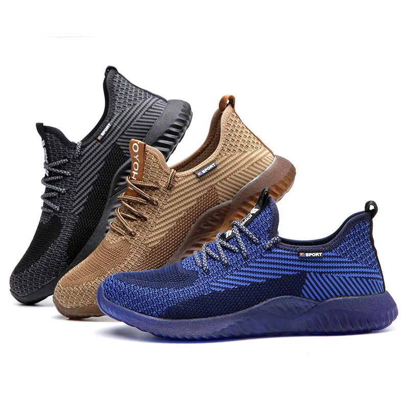 Sneakersy z Teksturowaną Cholewką Męskie
