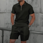 Pánské polo s krátkým zipem