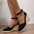 Dámske sandále espadrilky na platforme