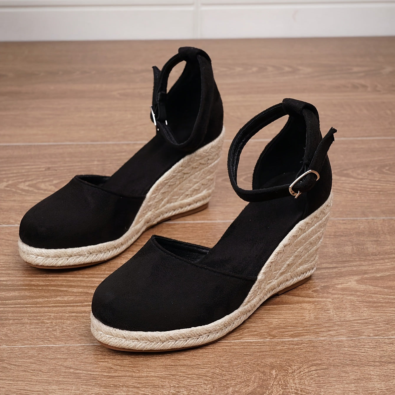 Sandały Espadryle Na Koturnie Damskie