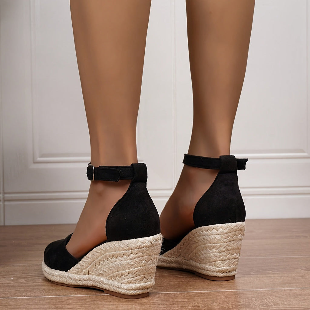 Dámske sandále espadrilky na platforme