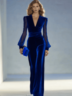 Elegant jumpsuit til damer med V-udskæring