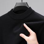 Sweter z Okrągłym Dekoltem Męski