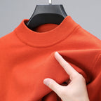 Sweter z Okrągłym Dekoltem Męski