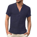 Koszulka Henley Casual Męskie