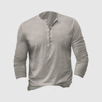 Tričko s knoflíky Casual pánské