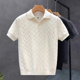 Tricou polo tricotat bărbătesc
