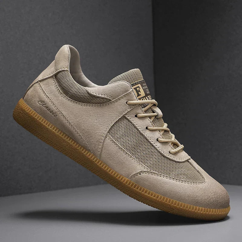 Sneakersy Sznurowane z Panelami Męskie