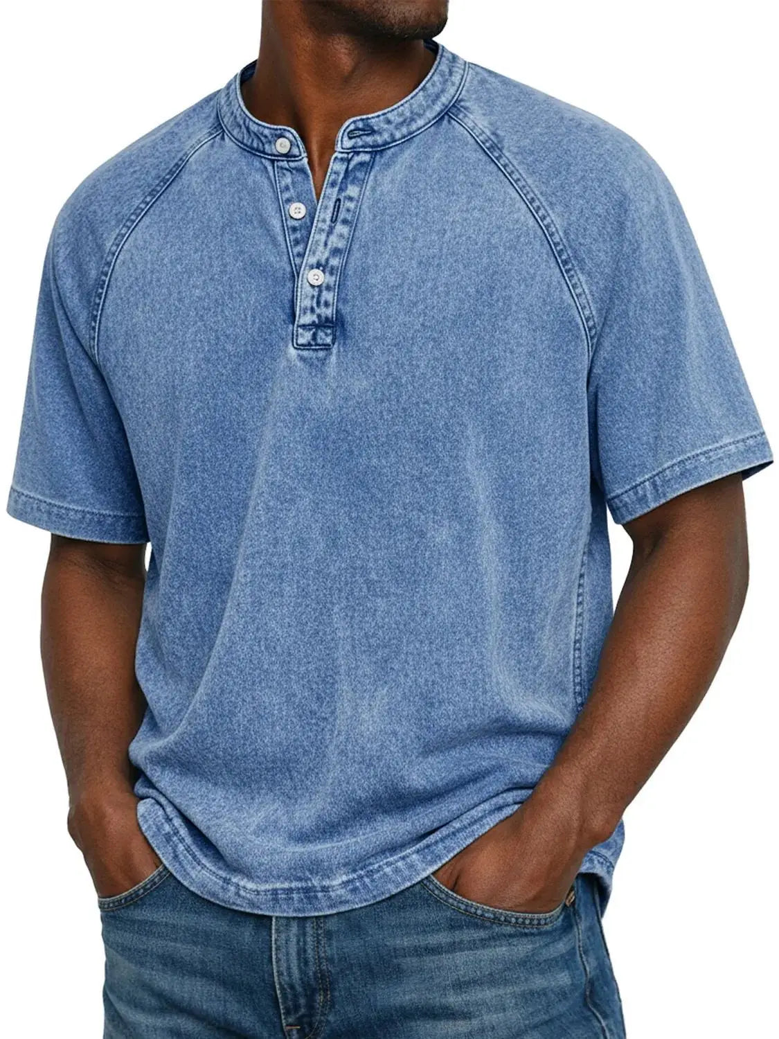 Pánské vintage tričko Henley