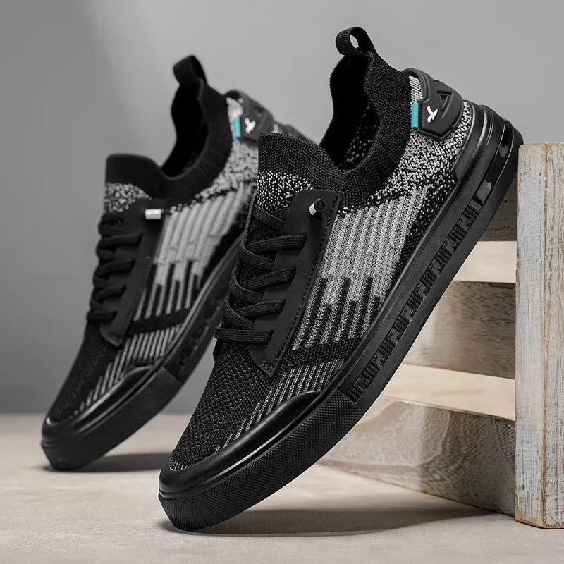 Sneakersy Dzianinowe Casual Męskie