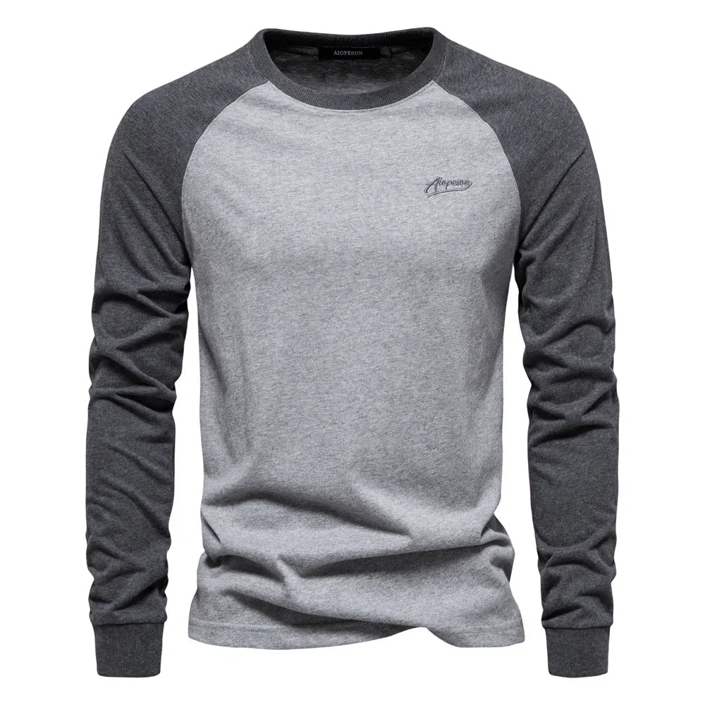 Koszulka Raglan Z Długim Rękawem Męska