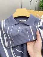 Koszulka Polo w Paski Męska