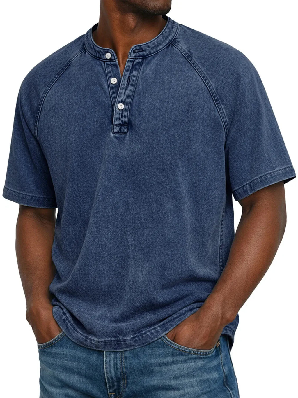 Pánské vintage tričko Henley