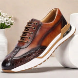 Sneakers eleganți bărbătești cu șireturi