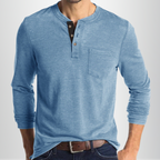 Casual Henley tričko pánské