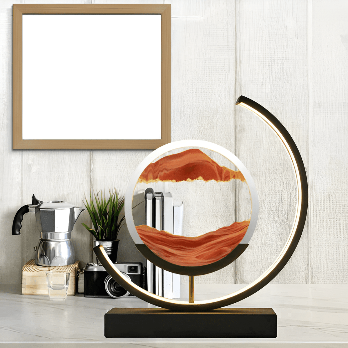 Decorative LED Lamp with Sand Picture