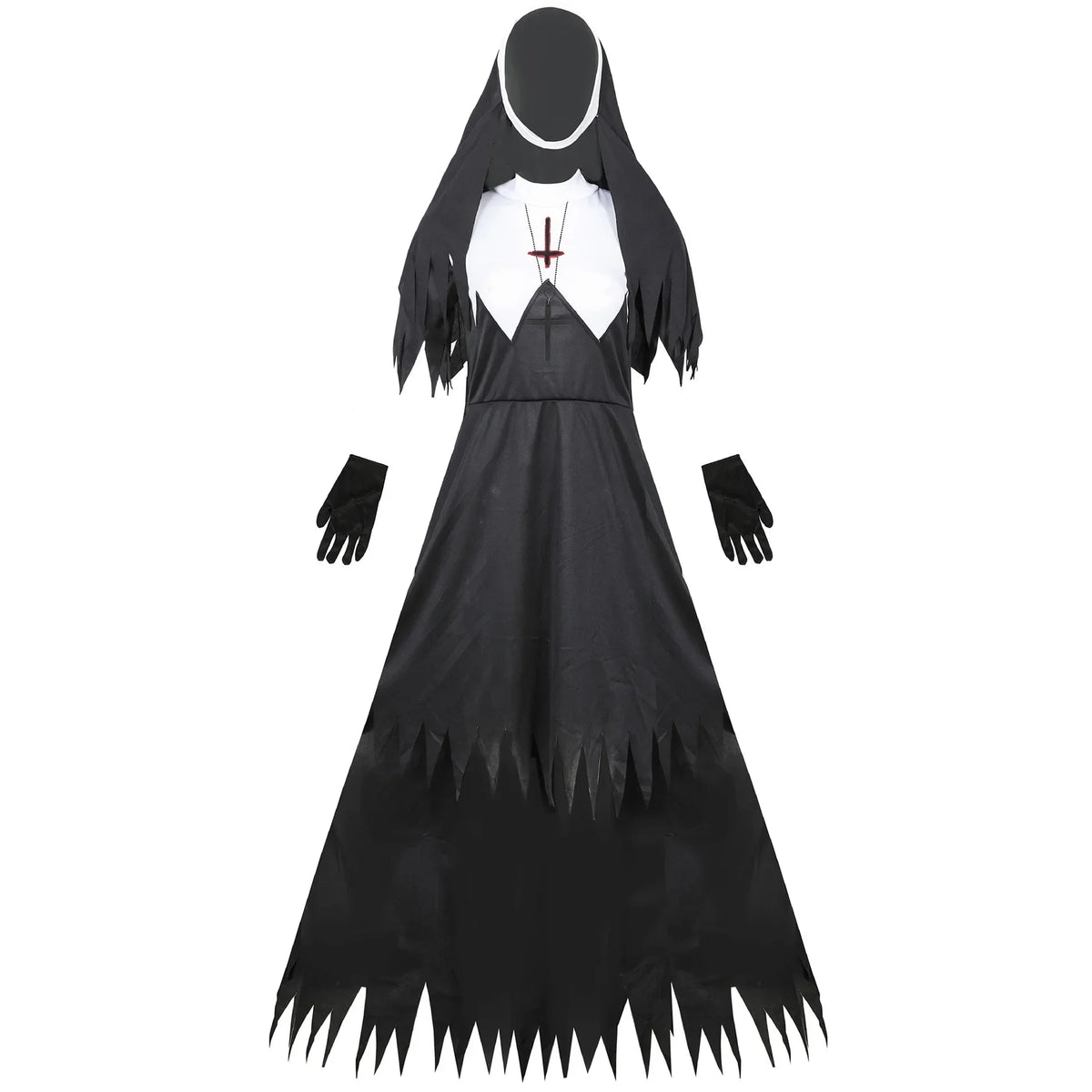 Gotycki Kostium Zakonnicy Na Halloween Damski