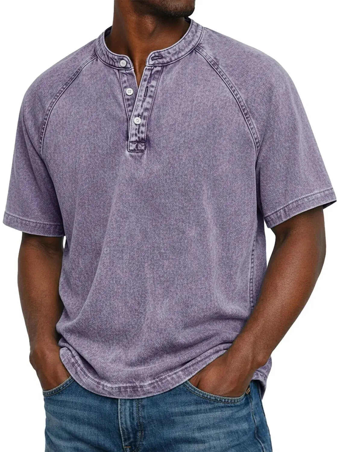 Pánské vintage tričko Henley