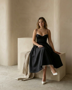 Sukienka Midi Fit and Flare Damska