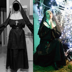 Kostium Halloween Gotyckiej Zakonnicy Damski
