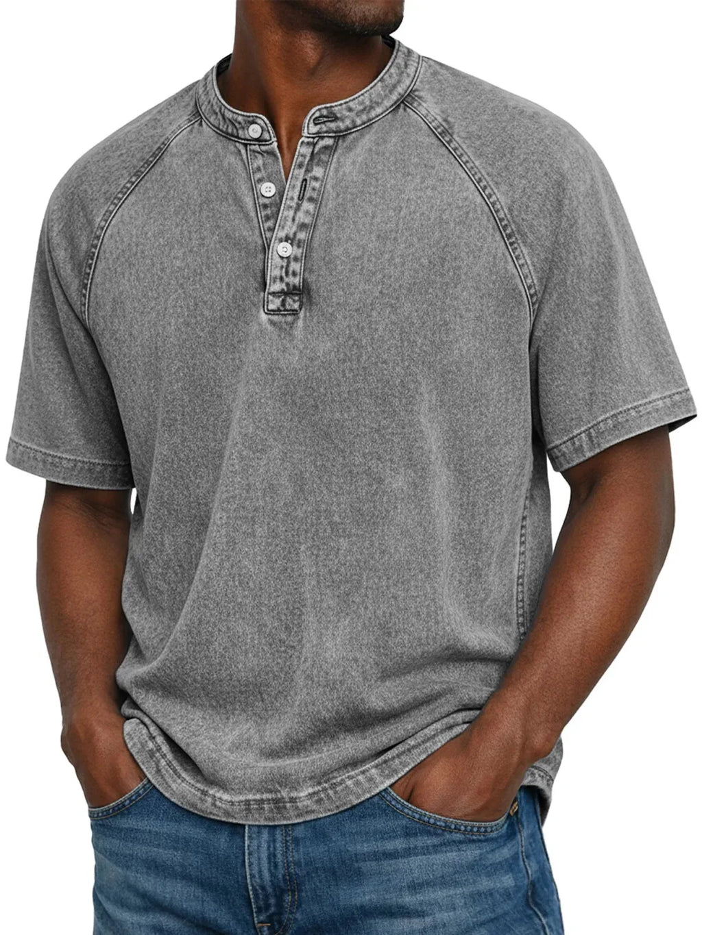 Pánské vintage tričko Henley