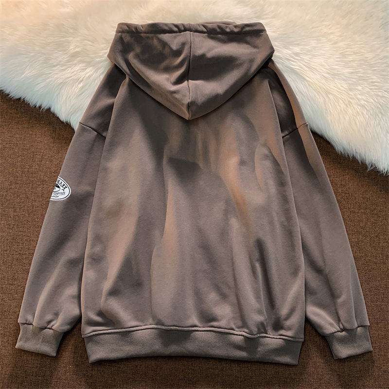 Női streetwear kapucnis, cipzáras pulóver
