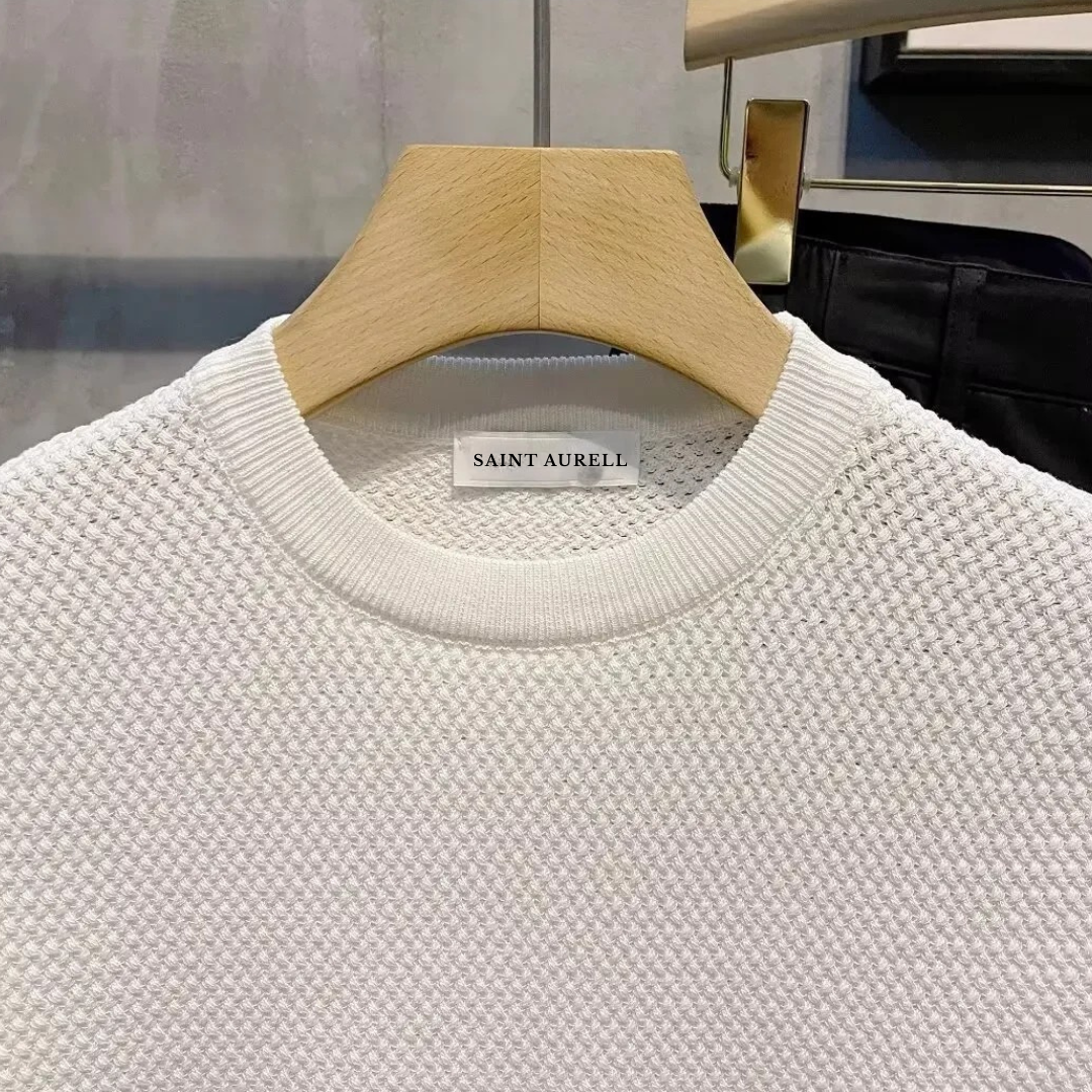 Strikket T-shirt Kortærmet Herre