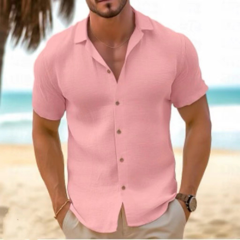 Pánská košile Casual s krátkým rukávem