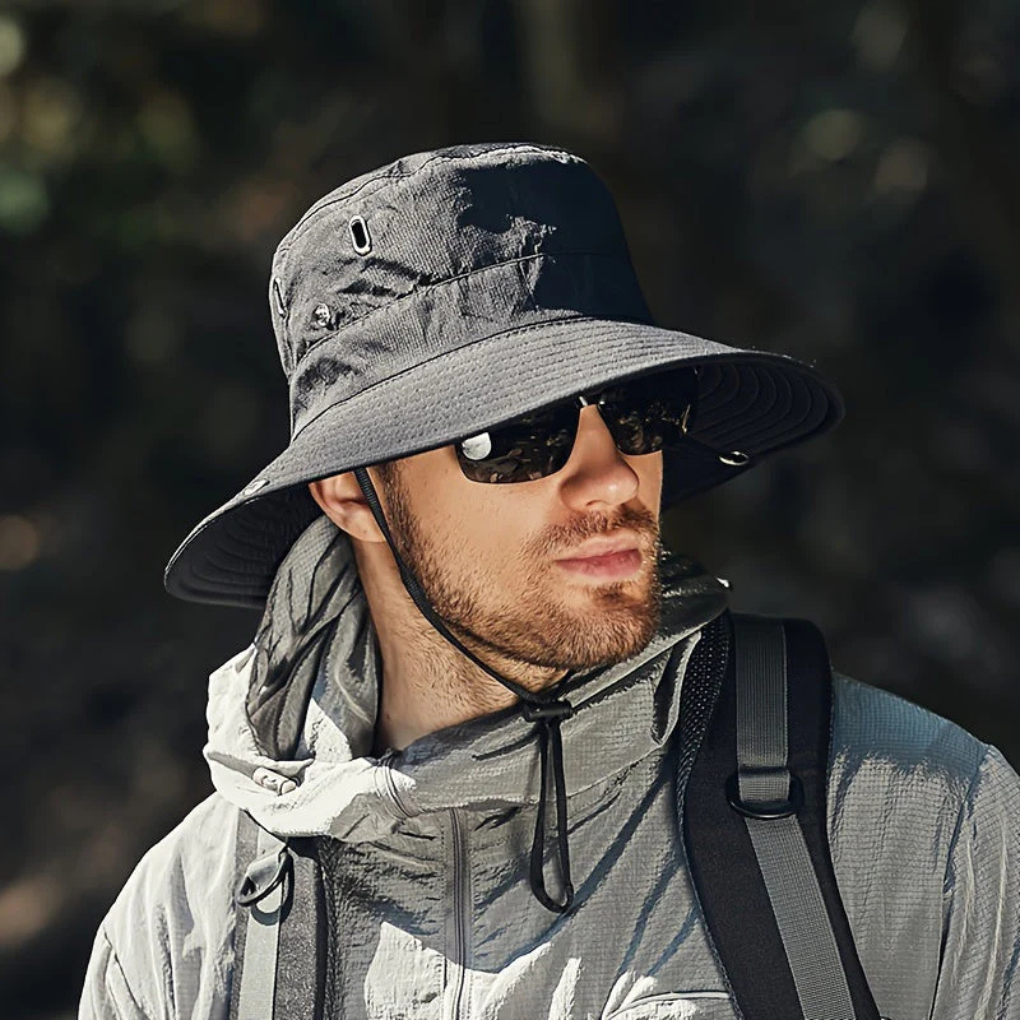 Kapelusz Outdoor Szerokie Rondo Męskie