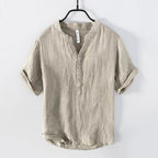 Koszulka Henley Casual Męskie