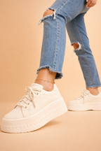 Sneakersy Na Platformie Damskie