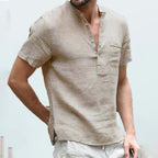 Koszulka Henley Casual Męskie