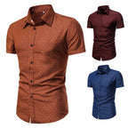 Mintás férfi Smart Casual ing