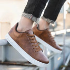 Sneakersy Sznurowane Casual Męskie